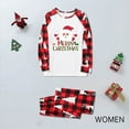 thumbnail image 2 of Honeeladyy Family Matching Pajamas Christmas Pjs Holiday Nightwear Sleepwear Sets Long Sleeve Pjs Red XL, 2 of 5