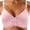 Pink, variant on Sngxgn Women's Comfort-Strap Wireless, Full-Coverage Bra(Black,42)