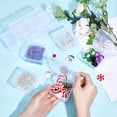 thumbnail image 3 of 12 Pcs Mini Plastic Clear Beads Storage Containers Box Transparent Boxes with Hinged Lid Square Flip-Top Transparent Plastic Packaging Box, 3 of 5