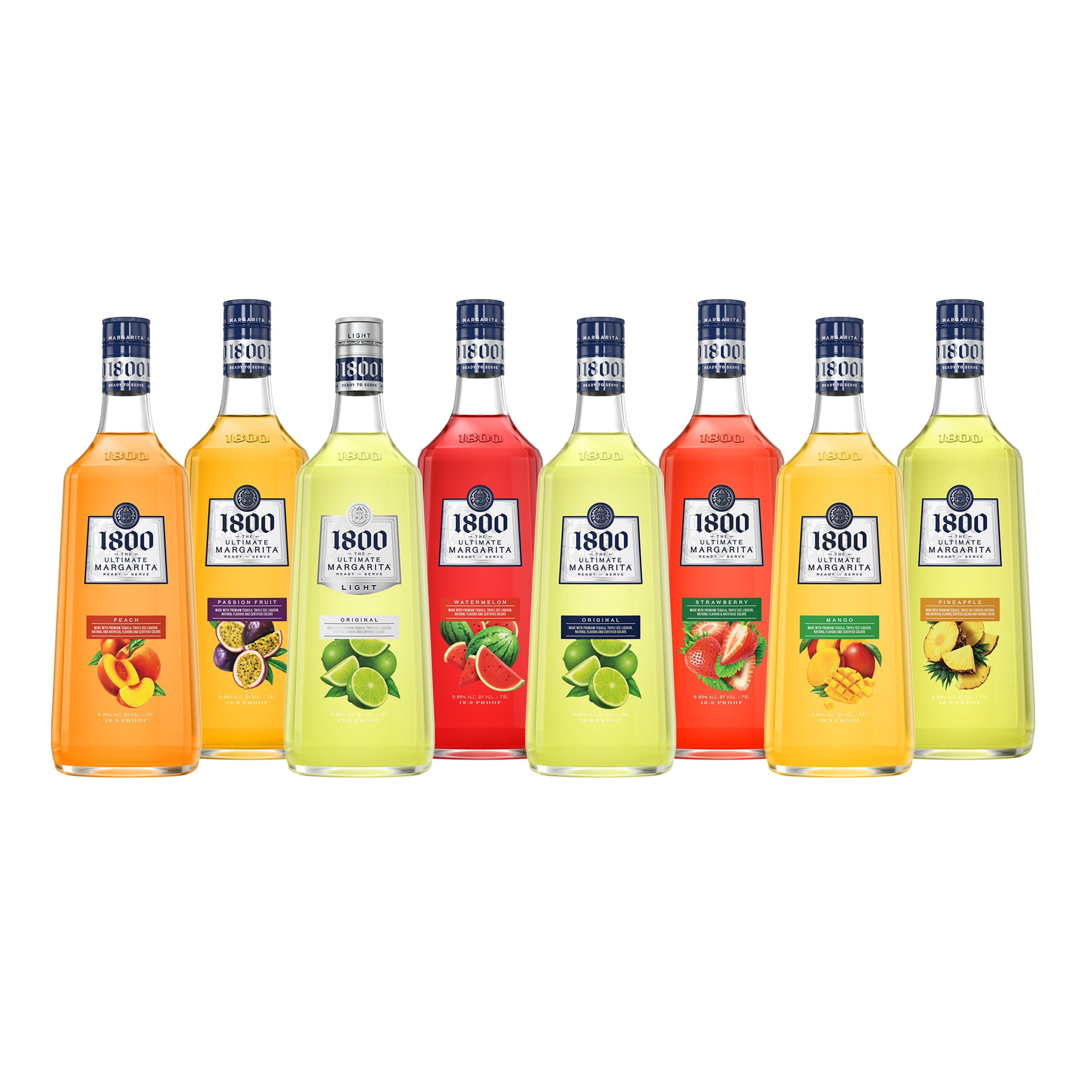 1800 The Ultimate Margarita Original Cocktail, 1.75 L Glass Bottle, 9.95% ABV