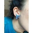 thumbnail image 2 of Hummingbird Blue Stud Earrings Gift, 2 of 4