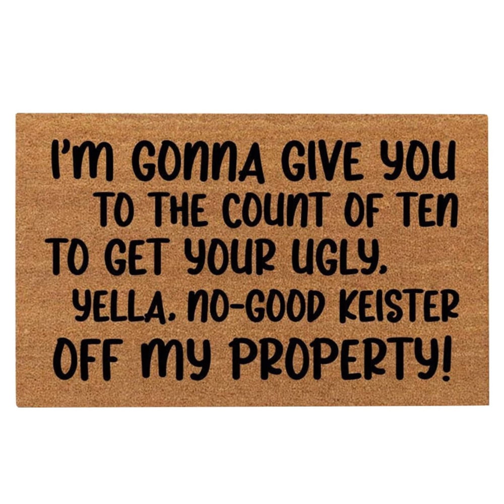 Classic Christmas Front Door Mats Indoor Outdoor Christmas Doormat for