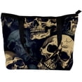 thumbnail image 2 of Skull Stylish Canvas Leather Mix Handbag for Women | Twill Sponge Jeanette Material | 30x10.5x39cm Size | Fashionable Tote Bag for Everyday Use, 2 of 5