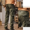 thumbnail image 4 of Mceream Pantalon Cargo Léger pour Homme, Randonnée en Plein Air, Pantalon de Travail, Jogging, Voyage, Chino avec Multiples Poches, Ropa Para Gimnasio de Hombre, Vert Armée, G, 4 of 4
