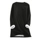 thumbnail image 4 of Pntutb Moda para mujer Estampado de Navidad Manga regular Otoño Invierno Suelta Vacaciones Casual Manga Cuello redondo Camisa tops Pntutb Pntutb-5469, 4 of 5