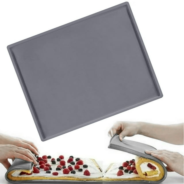 Rolling Silicone Baking Mat, High Temperature Baking Tray Household Dehydration Sheet Non Stick Reusable Parchment, By VINOIC
