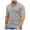 18#Gray, variant on Men's Tactical Short Sleeve Shirts Outdoor Performance Military Cargo T-Shirts
