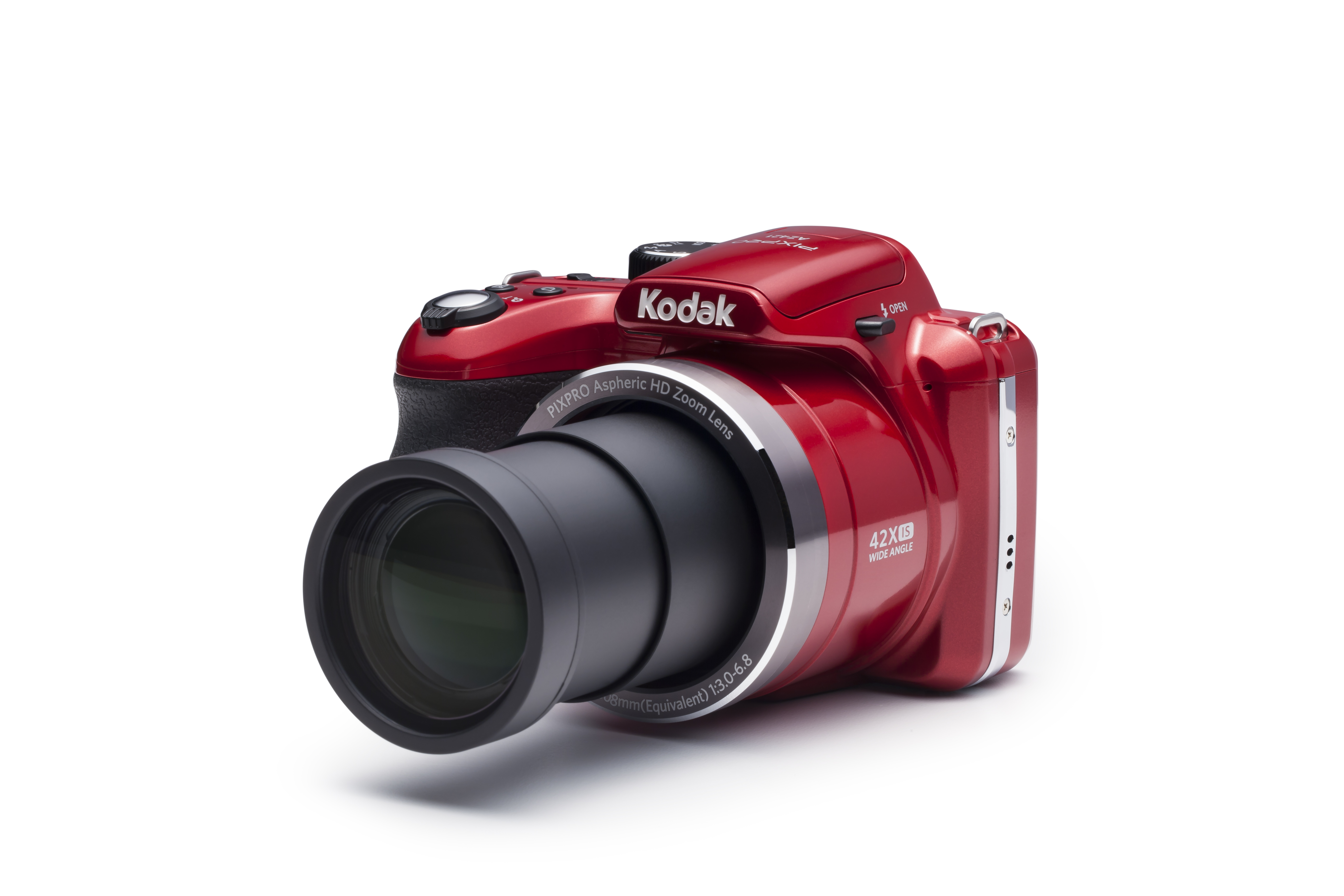 KODAK PIXPRO AZ421 Bridge Digital Camera 16MP 42X Optical Zoom HD720p  (Red)