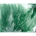 thumbnail image 2 of Studio W 14x12 White Modern Wood Framed Museum Art Print Titled - Marbled Malachite II, 2 of 4