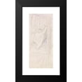 thumbnail image 2 of Sir John Everett Millais 13x24 Black Modern Framed Museum Art Print Titled - Tennyson's ‘St Agnes Eve’ - Compositional Sketch (1856), 2 of 5
