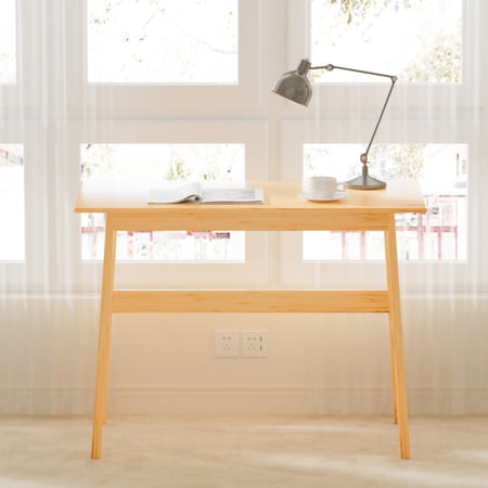 New Design Computer Desk Bamboo Writing Desk Modern Simple Work Desk For Home Office Gaming Desk Study Table