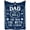 Dad No.1, variant on Dad Gifts from Daughter Son Kids Wife - Best Gifts for Dad Who Wants Nothing, Christmas Birthday Gifts for Men Dad Father Stepdad, Flannel Throw Blanket Dad No.1 60"x50"