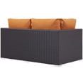 thumbnail image 4 of Modway Causeuse de Mobilier de Patio Extérieur, Orange, 4 of 4