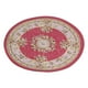 thumbnail image 4 of Alfombra Redonda para Casa de Muñecas 1:12 Ticfox 6.2 Pulgadas Flor Roja, 4 of 14
