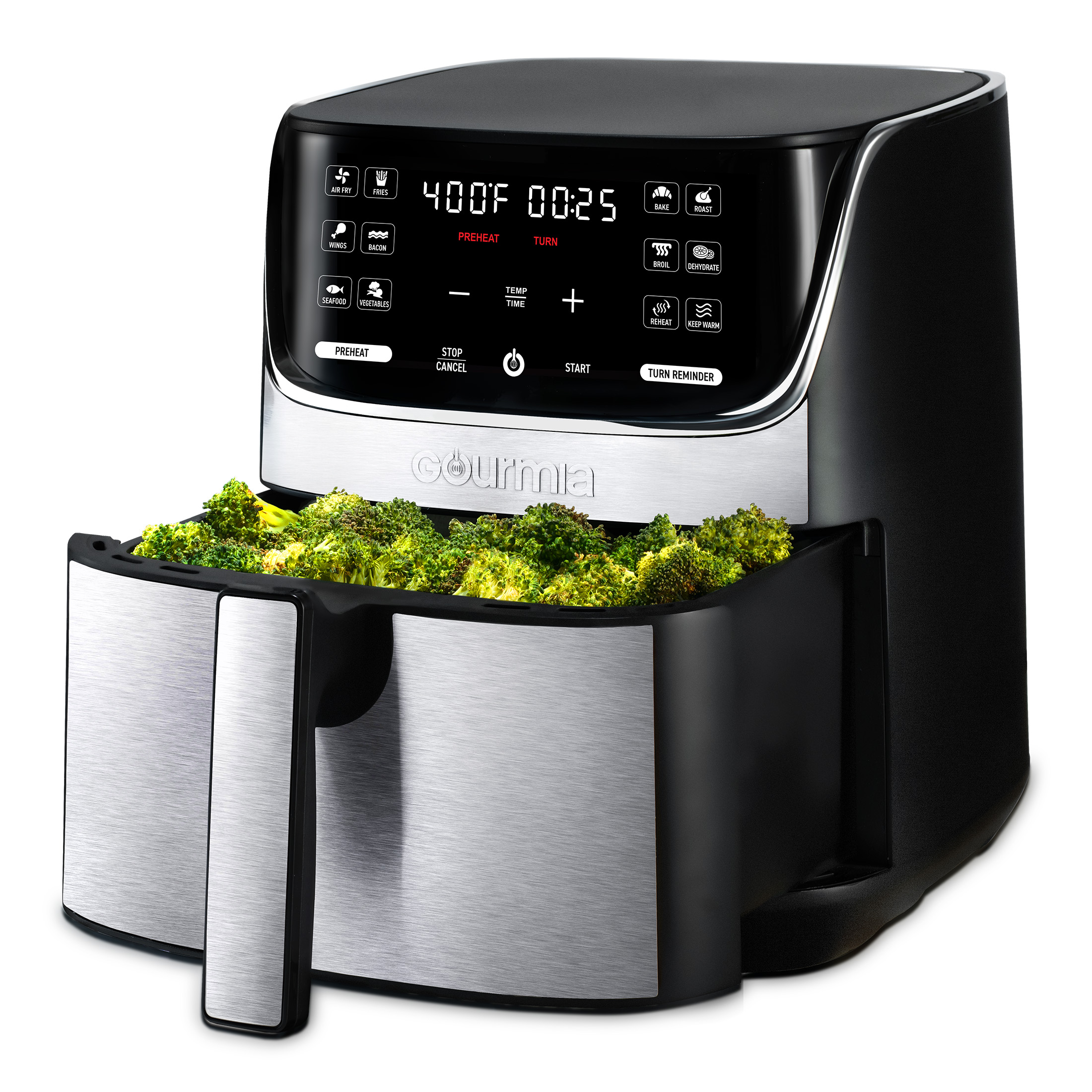 Gourmia 7 QT Digital Air Fryer with 12-One Touch Presets, GAF734, New, 13.5 in - image 5 of 6