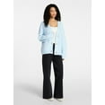 thumbnail image 3 of No Boundaries Button-Front Grandpa Cardigan, Women's XXS-XXL, 3 of 6