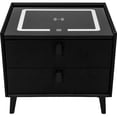 thumbnail image 2 of Mesa de Noche Houzer Buro Inteligente Cargador Inalambrico Luz Led Usb Negro, 2 of 6