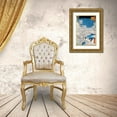 thumbnail image 3 of Hiroshige 11x14 Gold Ornate Wood Framed with Double Matting Museum Art Print Titled - Drum Bridge and Setting-Sun Hill, Meguro, 3 of 4