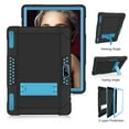 thumbnail image 2 of FIEWESEY for Pritom M10 Case,Hybrid Shockproof Kids (with Stand) Cover for Voger PriorPad X100/Qunyico Y10/Gateway 10 inch/Digiland 10 inch(Model:DL1036) Tablet+Screen Protector(Black/Blue,1 Pcs), 2 of 6