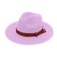 thumbnail image 2 of qolati Sun Hats for Women Summer Beach Straw Hat UPF 50+ UV Sun Protection Wide Brim Packable Foldable Bucket Travel Garden Sunhat Purple, 2 of 7