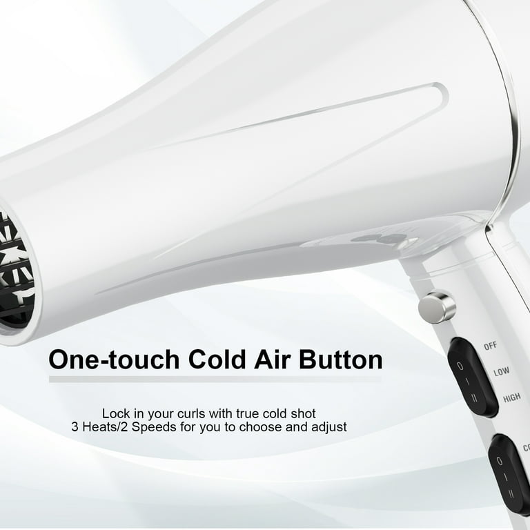 NEXPURE Hair Dryer, 1875W Ionic Blow Dryer, Fast Drying with