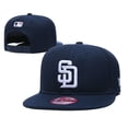 thumbnail image 3 of 9 Estilo San Diego Padres Gorra De Béisbol Sombrero De Ala Plana Hip Hop Coreano Ajustable Sol, 3 of 3