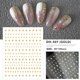 thumbnail image 4 of 4 Sheets 3D Star Nails Art Stickers Nails Decals Manicure Accessories Self-Adhesive Nail Sticker Nails Art Decoration, 4 of 5