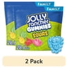(2 pack) Jolly Rancher Gummies Sours Assorted Fruit Flavored Candy, Family Pack 28.8 oz