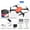 Orange-OR-clearacne, variant on kttectoa Drones Gifts Mini-Drone WiFi FPV Smart RC UAV Foldable Helicopter Foldable One Click Stunt Christmas