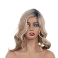 thumbnail image 2 of Fashion Black To Gold Wave Partial Big Curly High Temperature Wire, 2 of 5