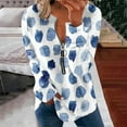 thumbnail image 1 of ICHUANYI Liquidación Tops para Mujer Otoño Manga Larga Suelta Jersey Camisa Elegante Casual Señoras Cuello Redondo Sudaderas ICHUANYI WER202308246225, 1 of 5