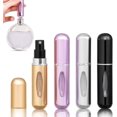 thumbnail image 1 of 4 Uds. Botella pulverizadora de Perfume, minibotella atomizadora de Perfume portátil recargable vacía para hombre y mujer (5ml), 1 of 5