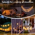 thumbnail image 6 of SuperRGB 50 ft Outdoor String Lights, 20 LED Bulbs Plus 1 Spares, Waterproof Shatterproof Plug-In Patio Lights, 2200K Warm White, 6 of 7