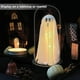 thumbnail image 3 of Decoraciones de fantasmas de Halloween Xinyu fantasma iluminado en campana de vidrio estatua de pie, 3 of 7