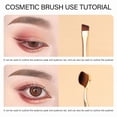 thumbnail image 2 of 2Pcs Angled Eyebrow Brushes With Ergonomic Grip Perfect For Detailed Brow Shaping And Blending, 2 of 8