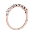 thumbnail image 2 of 0.50 Carat Excellent Marquise Shape Genuine Diamond Latest Design Engagement Eternity Band for Ladies Solid 18K Rose Gold Size 7.5, 2 of 7