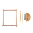 thumbnail image 3 of Mini Kit De Máquina De Tejer De Madera, Práctico Bricolaje, Fácil De Usar, Fácil De Instalar, Telar Multiartesanal Para Suéteres, Principiantes, Bufandas, 3 of 7