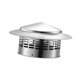 thumbnail image 4 of Tapa de lluvia de chimenea redonda cubierta de chimenea impermeable con techo de la pantalla protector de la lluvia para la tapa del respiradero para Estilo C, 4 of 8