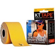 KT Tape Original Cotton Precut Elastic Sports Tape for Pain Relief & Support, Gold - 20 Strips