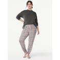 thumbnail image 2 of Joyspun Women's Brushed Hacci Knit Sleep Joggers, Sizes XS to 3X, 2 of 6