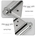 thumbnail image 4 of Minkissy 2 Pcs Charnières de Porte Double en Acier Inoxydable avec Ressort pour Usage Résidentiel, 4 of 4