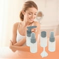 thumbnail image 3 of Unique Bargains 5 Pcs Travel Size Toiletries Bottles Containers Leakproof Squeezable Refillable Travel Bottles Set Gray, 3 of 5