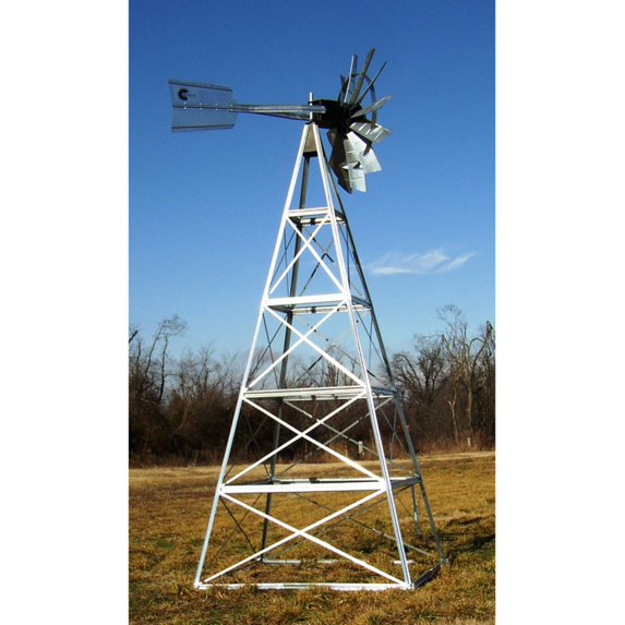 20 ft. Customized Powder Coated Steel Underwater Aeration Windmills