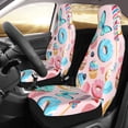 thumbnail image 2 of Xecao Cupcakes and Donuts Print Car Seat Cover in That Fits Most Cars, Vans, SUVs, and Trucks., 2 of 7