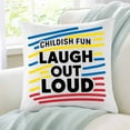 Childish Fun Laugh Out Loud Halloween pillows case 18x18 set of 2