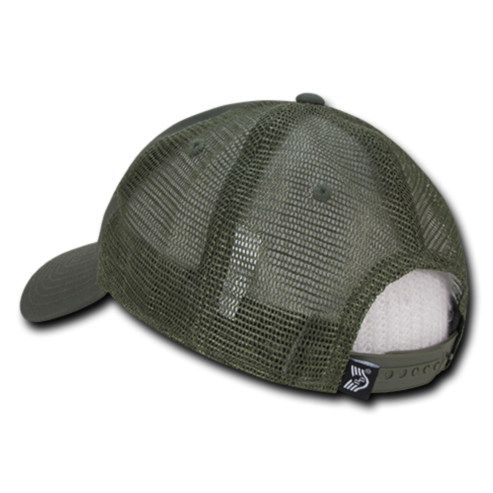 Rapid Dominance A05-FIF-OLV Freedom Relaxed Trucker USA Cap, Olive - image 3 of 3
