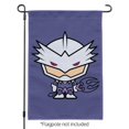 thumbnail image 2 of Aquaman Movie Ocean Master Chibi Character Garden Yard Flag, 2 of 4