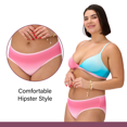 thumbnail image 4 of BLAKE & CO. Women's Micro Hipster Underwear, 3-Pack, Sizes S-2X, 4 of 6