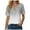 Z2-Silver, variant on vigerkar Womens Summer Short Sleeve Blouse Plus Size Ladies Shirts Floral Loose Flowy Tops for Leggings Rose Gold, L