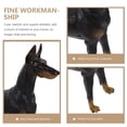 thumbnail image 6 of HEMOTON Simulated Doberman Pinscher Lifelike Dog Statue Child 16.30X15.20X4.80CM Black, 6 of 8